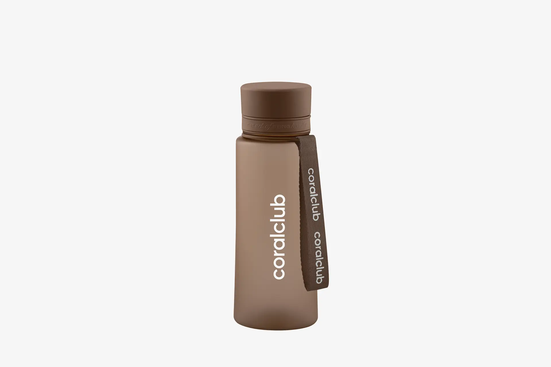 Coralclub пластик бөтөлкөсү, күрөң