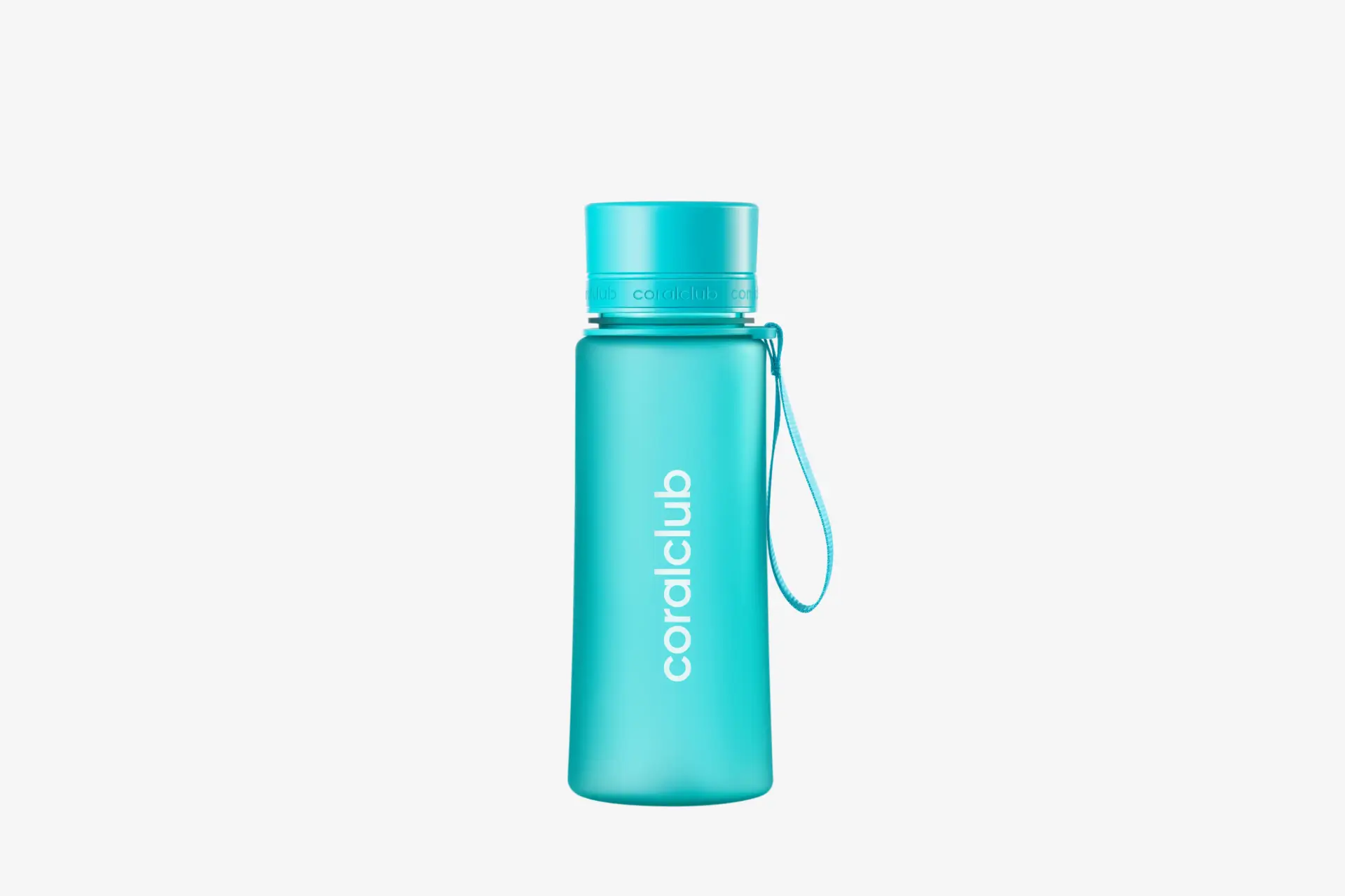 Coralclub пластик бөтөлкөсү, көгүлтүр