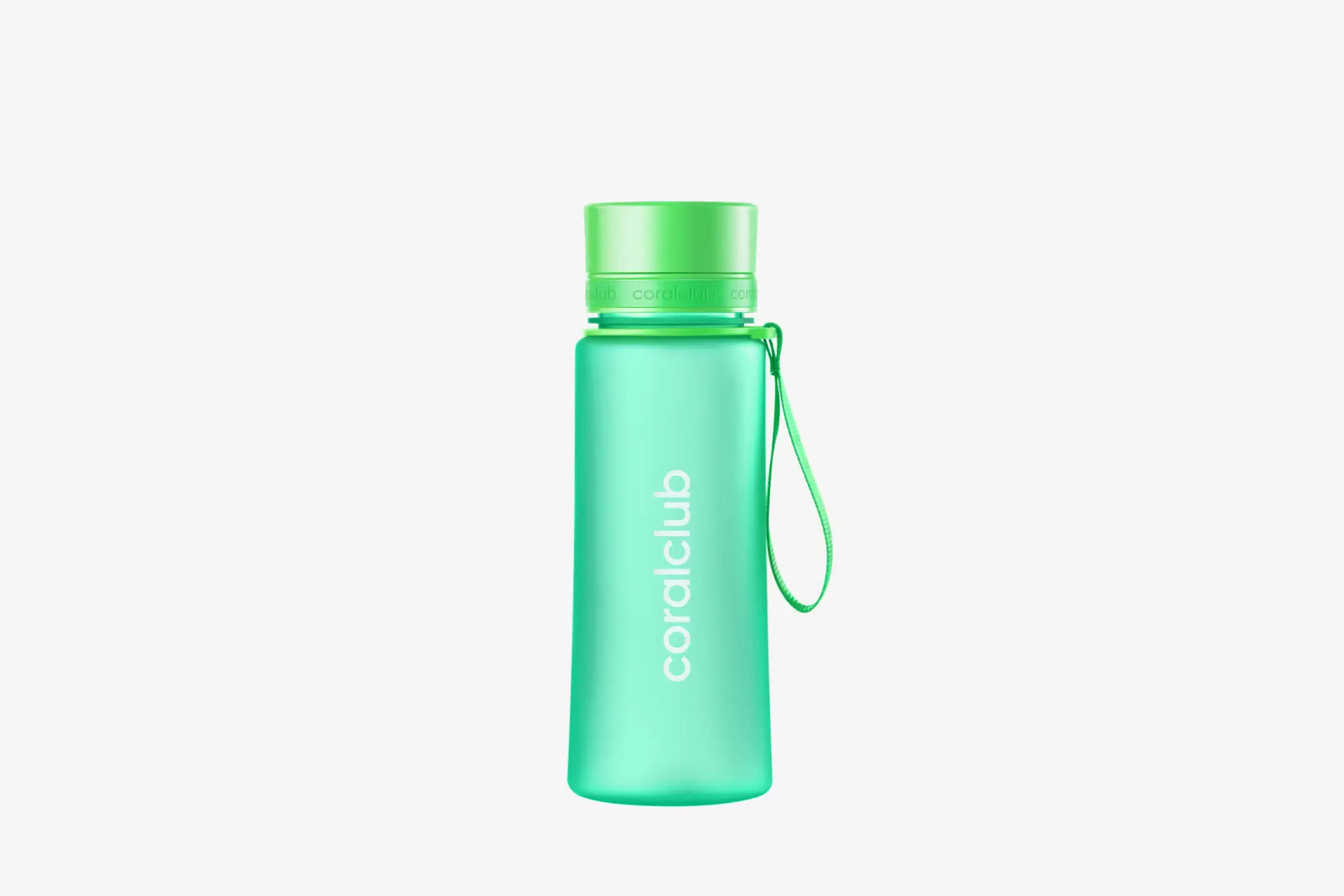 Coralclub пластик бөтөлкөсү, жашыл