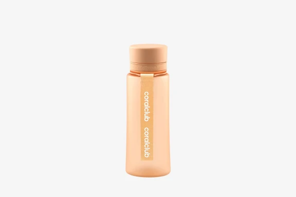 Coralclub пластик бөтөлкөсү, беж